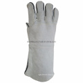 Grey Cow Split Welding Ab Grade Durable Labor Glove